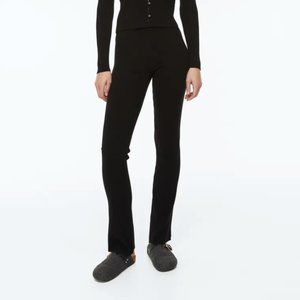 H&M Ribbed Flared Pants Small NWT